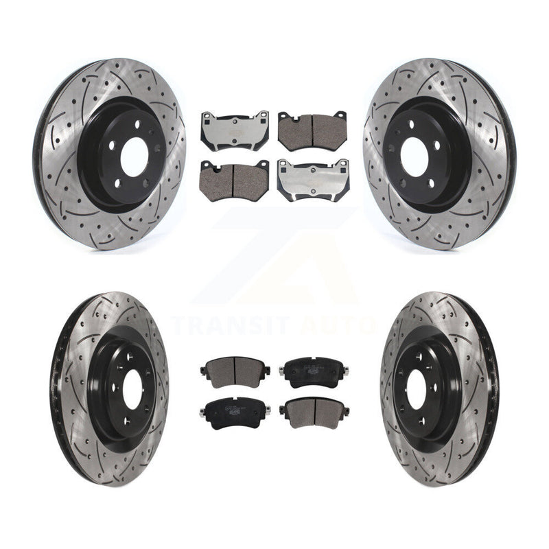 Transit Auto KDT-101239 Disc Brake Kit for 2018 Audi Q5 - Front and Rear
