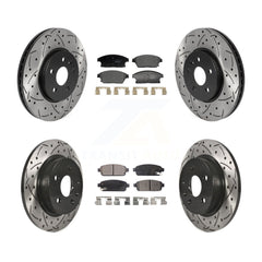 Transit Auto KDT-101240 Disc Brake Kit for 2013-2017 Buick Encore, Chevrolet Trax - Front and Rear