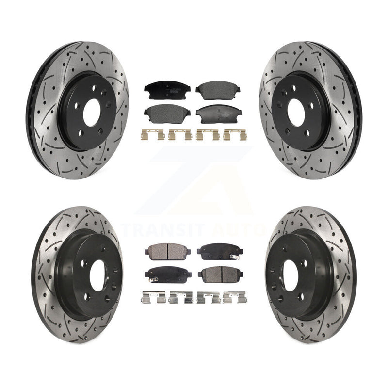 Transit Auto KDT-101240 Disc Brake Kit for 2013-2017 Buick Encore, Chevrolet Trax - Front and Rear