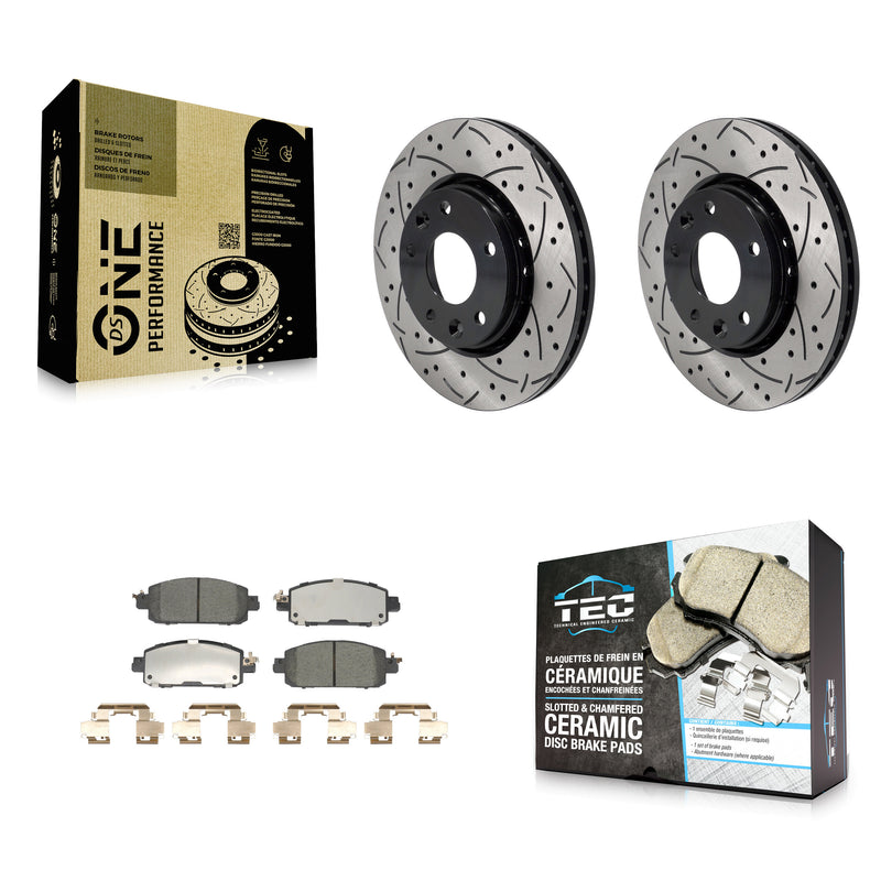 Transit Auto KDT-101242 Disc Brake Kit for 2020-2023 Nissan Kicks, Nissan Sentra - Front