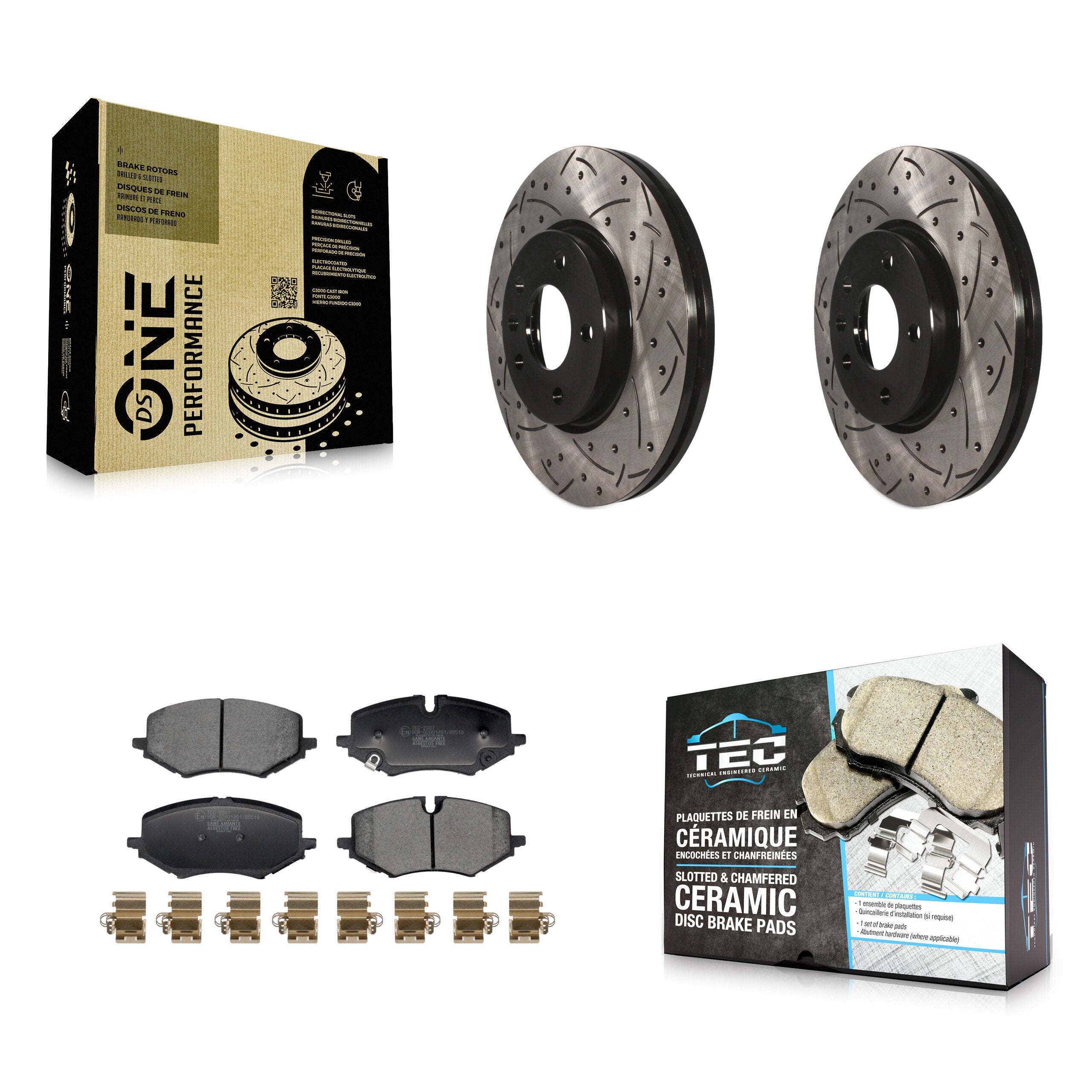 Transit Auto KDT-101245 Disc Brake Kit for 2020-2024 Chevrolet Trailblazer, Buick Encore GX - Front