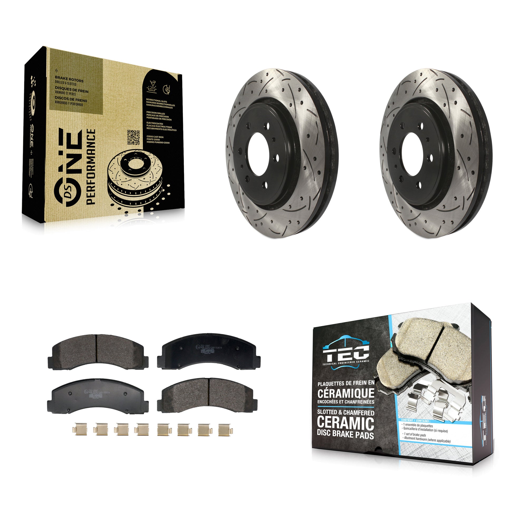 Transit Auto KDT-101249 Disc Brake Kit for 2018-2021 Ford Expedition, Ford F-150, Lincoln Navigator - Front