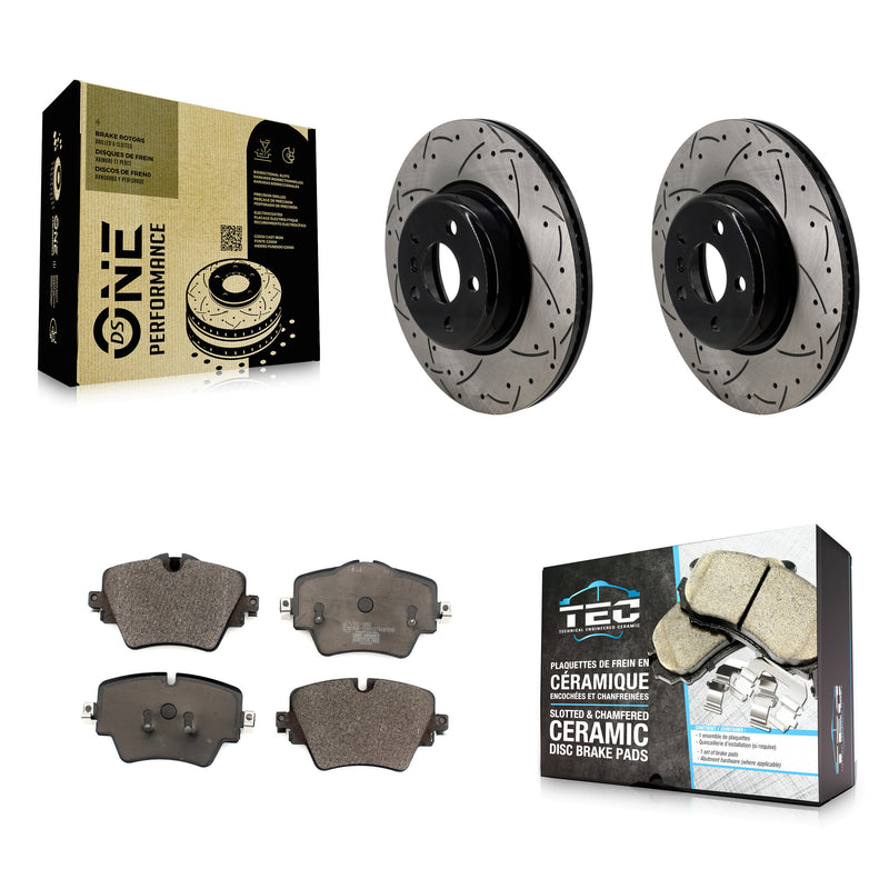 Transit Auto KDT-101256 Disc Brake Kit for 2018-2022 BMW 430i, BMW 430i xDrive and More - Front