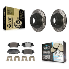 Transit Auto KDT-101260 Disc Brake Kit for 2010-2016 Kia Sorento, Hyundai Santa Fe Sport and More - Rear