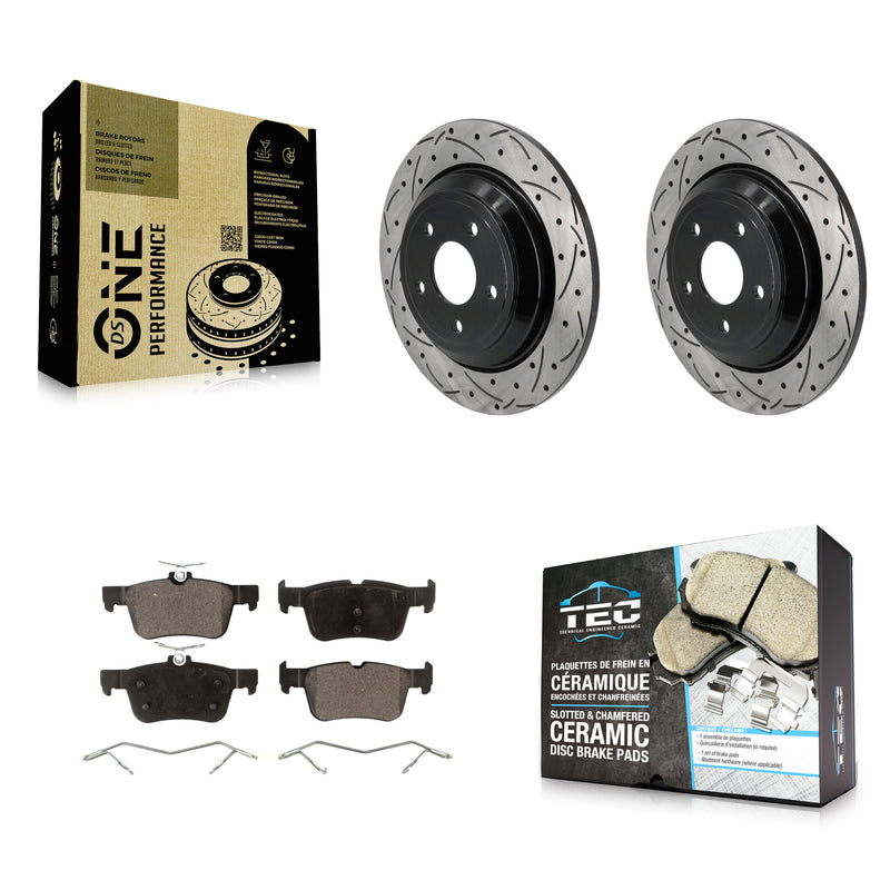 Transit Auto KDT-101262 Disc Brake Kit for 2020-2023 Ford Bronco Sport, Ford Escape, Lincoln Corsair - Rear
