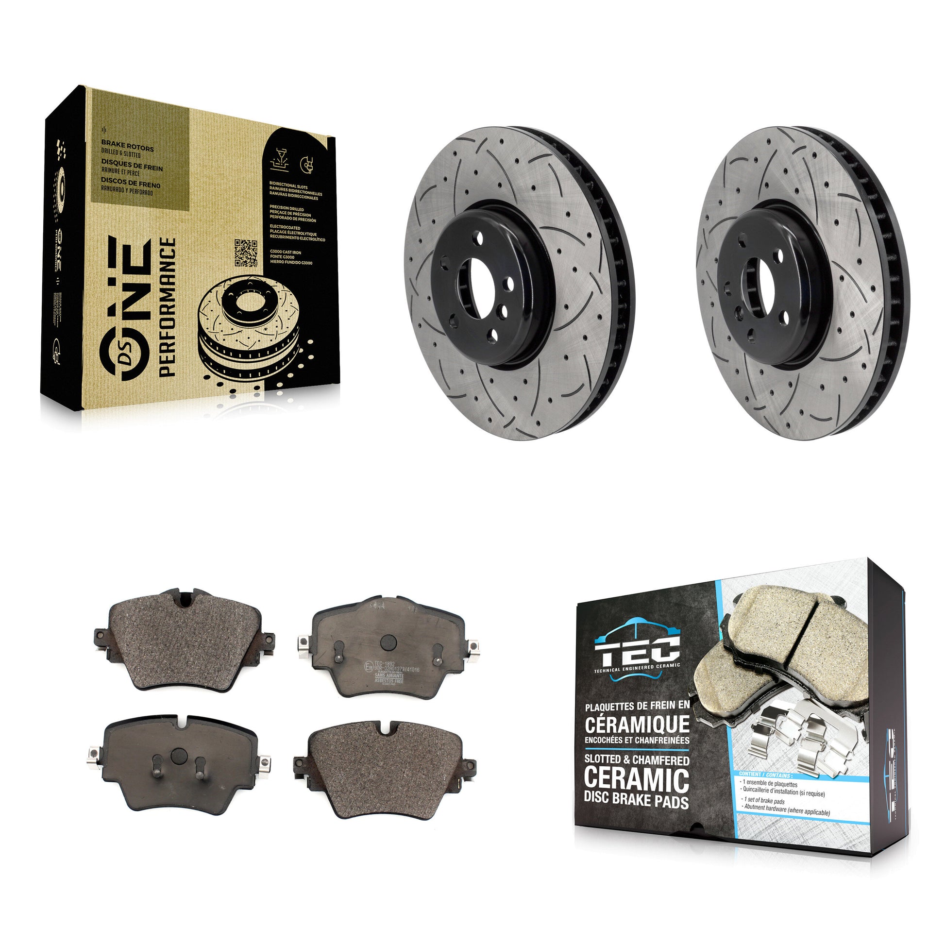Transit Auto KDT-101273 Disc Brake Kit for 2021 Toyota GR Supra - Front