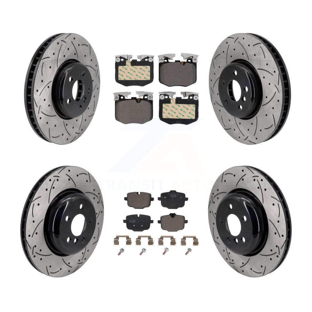 Transit Auto KDT-101274 Disc Brake Kit for 2018-2022 BMW iX, BMW 640i xDrive Gran Turismo - Front and Rear