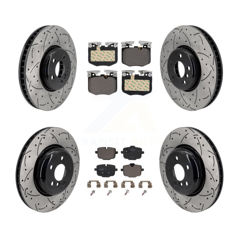 Transit Auto KDT-101274 Disc Brake Kit for 2018-2022 BMW iX, BMW 640i xDrive Gran Turismo - Front and Rear