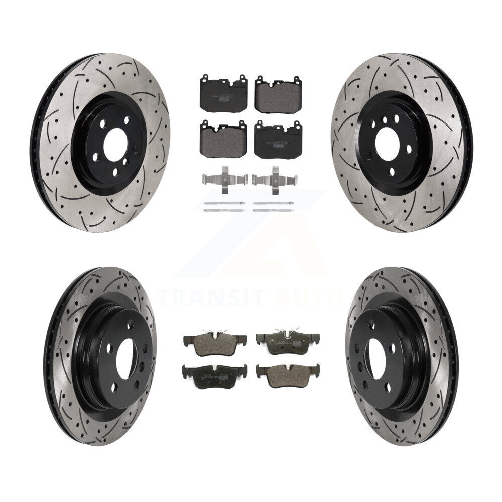 Transit Auto KDT-101276 Disc Brake Kit for 2019-2022 BMW 228i Gran Coupe, BMW 228i xDrive Gran Coupe, Mini Cooper Countryman - Front and Rear
