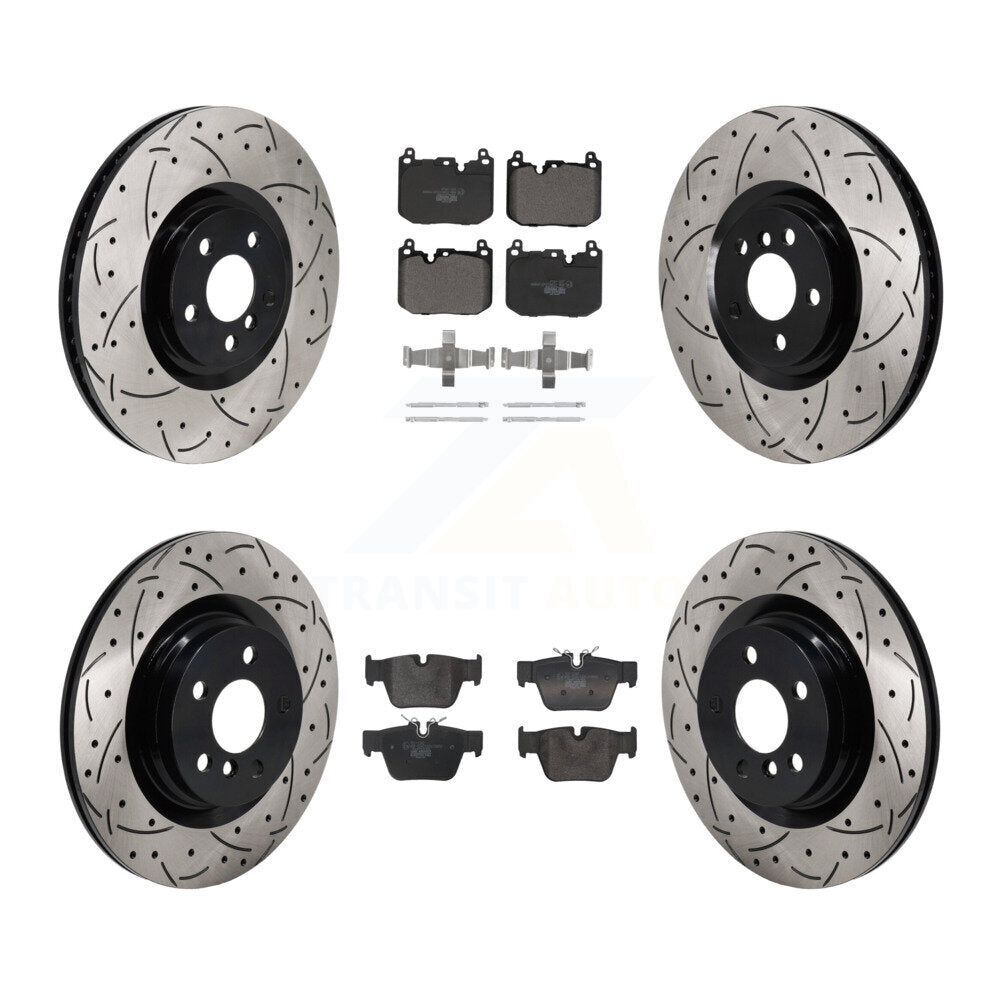 Transit Auto KDT-101277 Disc Brake Kit for 2019-2023 Mini Cooper Clubman, Mini Cooper Countryman, BMW X2 - Front and Rear