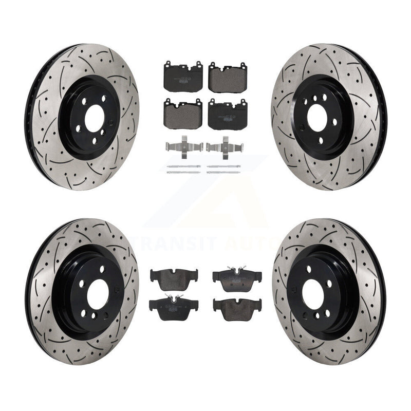 Transit Auto KDT-101277 Disc Brake Kit for 2019-2023 Mini Cooper Clubman, Mini Cooper Countryman, BMW X2 - Front and Rear