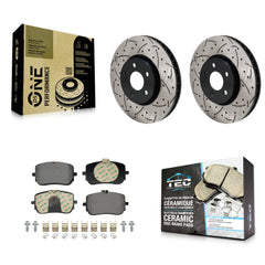 Transit Auto KDT-101280 Disc Brake Kit for 2019-2023 Mercedes-Benz CLA250, Mercedes-Benz A220 - Front