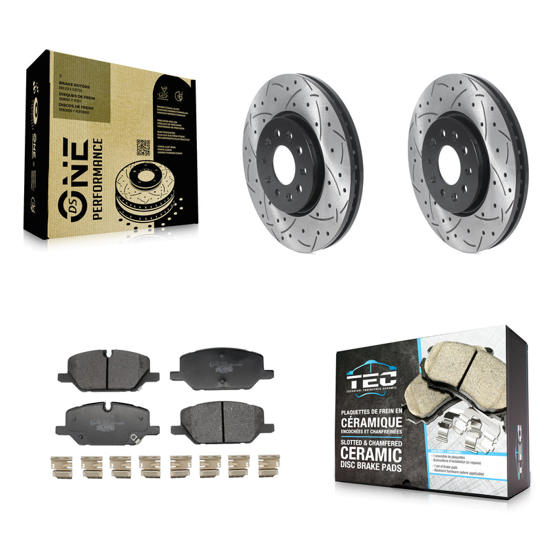 Transit Auto KDT-101282 Disc Brake Kit for 2020-2021 Chevrolet Equinox, GMC Terrain - Front