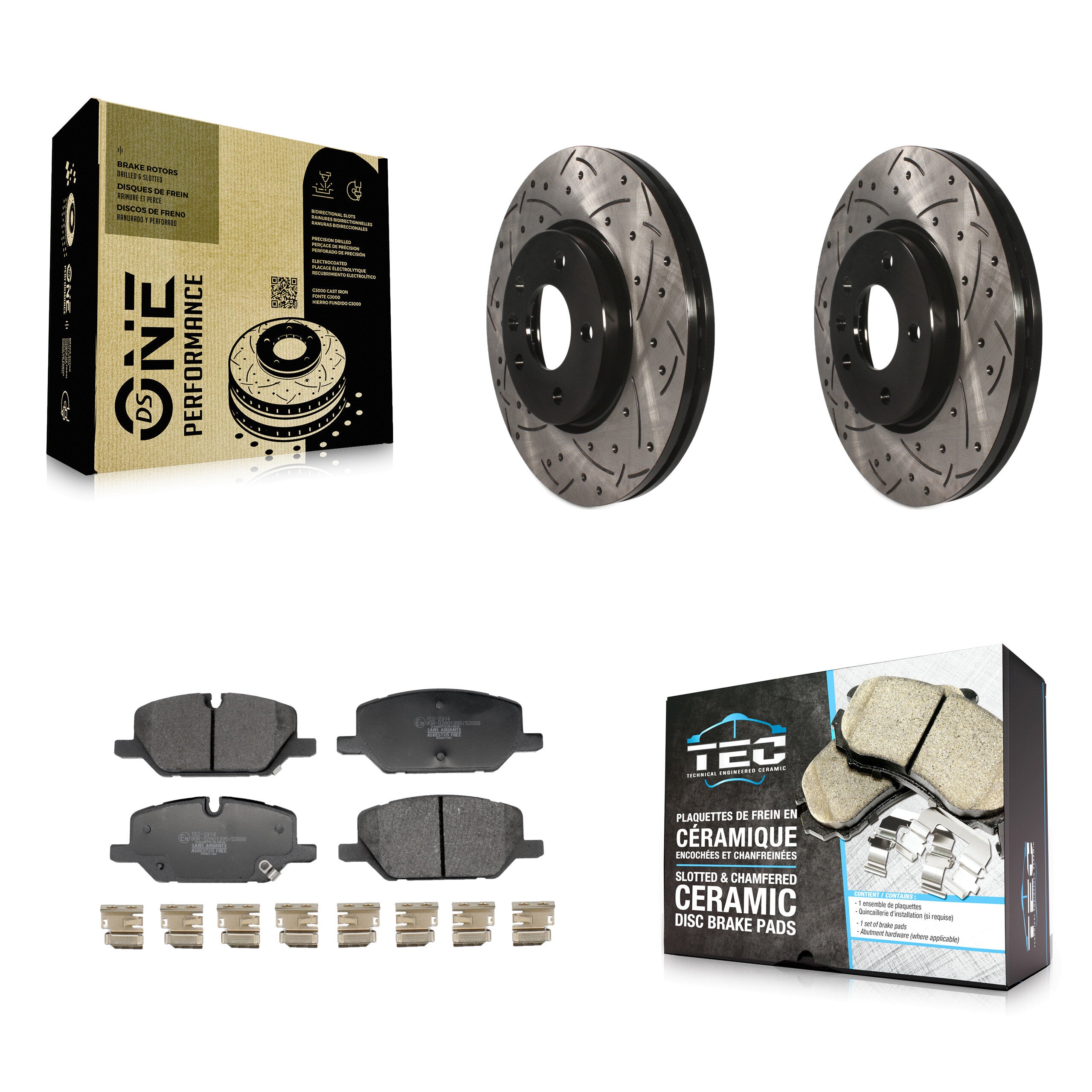 Transit Auto KDT-101283 Disc Brake Kit for 2022-2023 GMC Terrain - Front