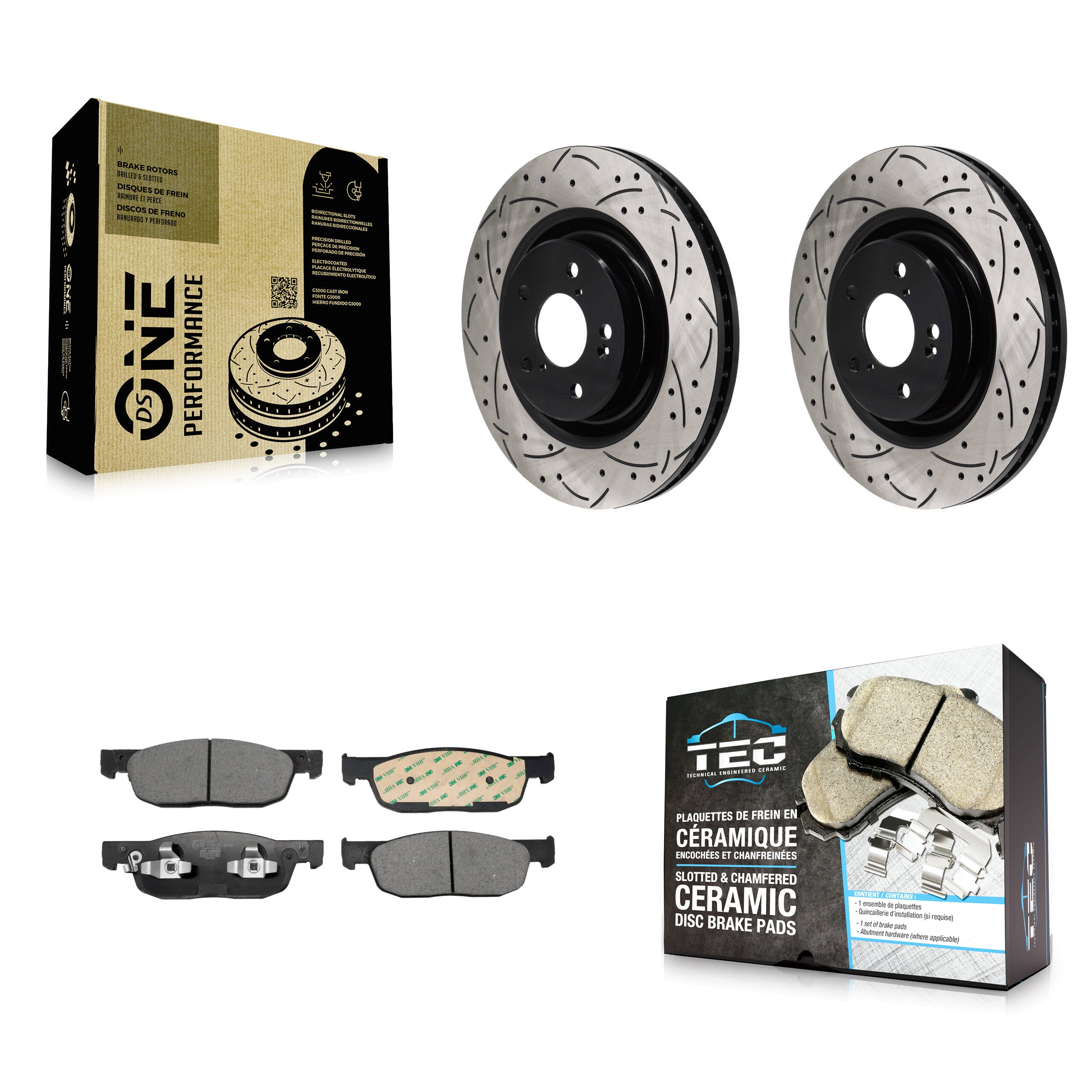 Transit Auto KDT-101285 Disc Brake Kit for 2022-2023 Acura MDX - Front