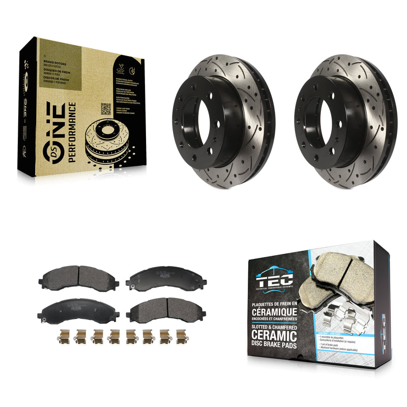 Transit Auto KDT-101286 Disc Brake Kit for 2021-2024 Chevrolet Express 2500, Chevrolet Express 3500 and More - Front