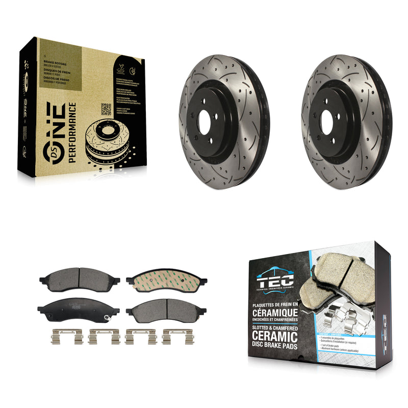 Transit Auto KDT-101289 Disc Brake Kit for 2022-2023 Lincoln Nautilus - Front