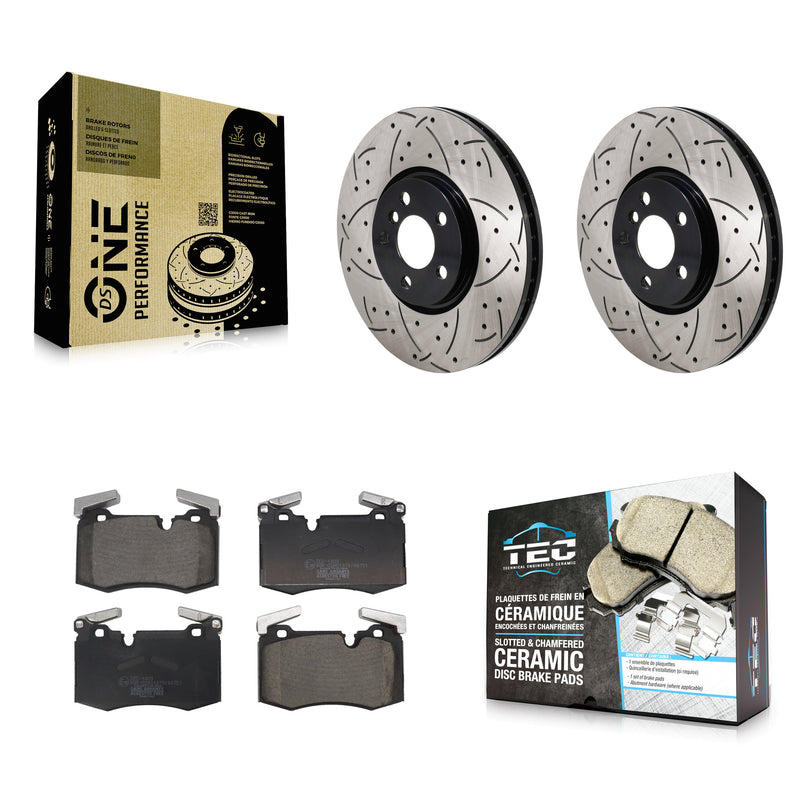 Transit Auto KDT-101295 Disc Brake Kit for 2016 Mini Cooper - Front