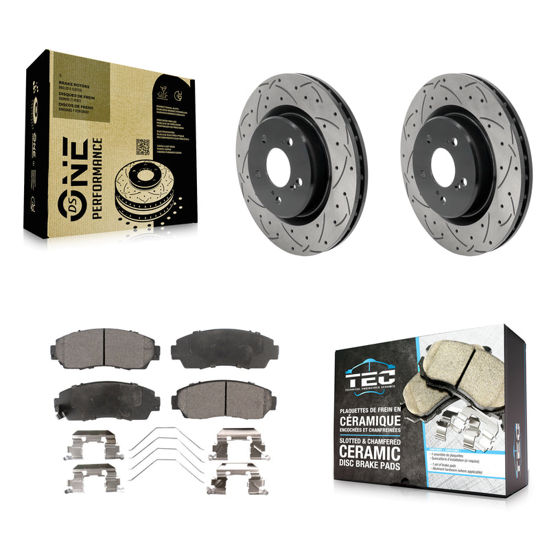 Transit Auto KDT-101303 Disc Brake Kit for 2021-2023 Acura TLX - Front
