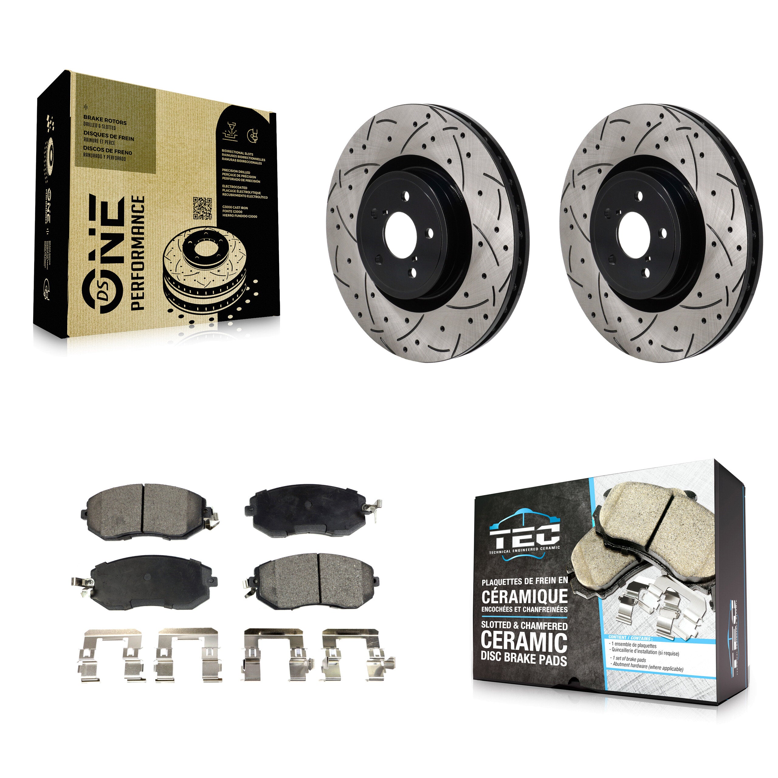 Transit Auto KDT-101309 Disc Brake Kit for 2019 Toyota 86 - Front