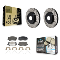 Transit Auto KDT-101310 Disc Brake Kit for 2018-2023 Genesis G70, Kia Stinger - Front