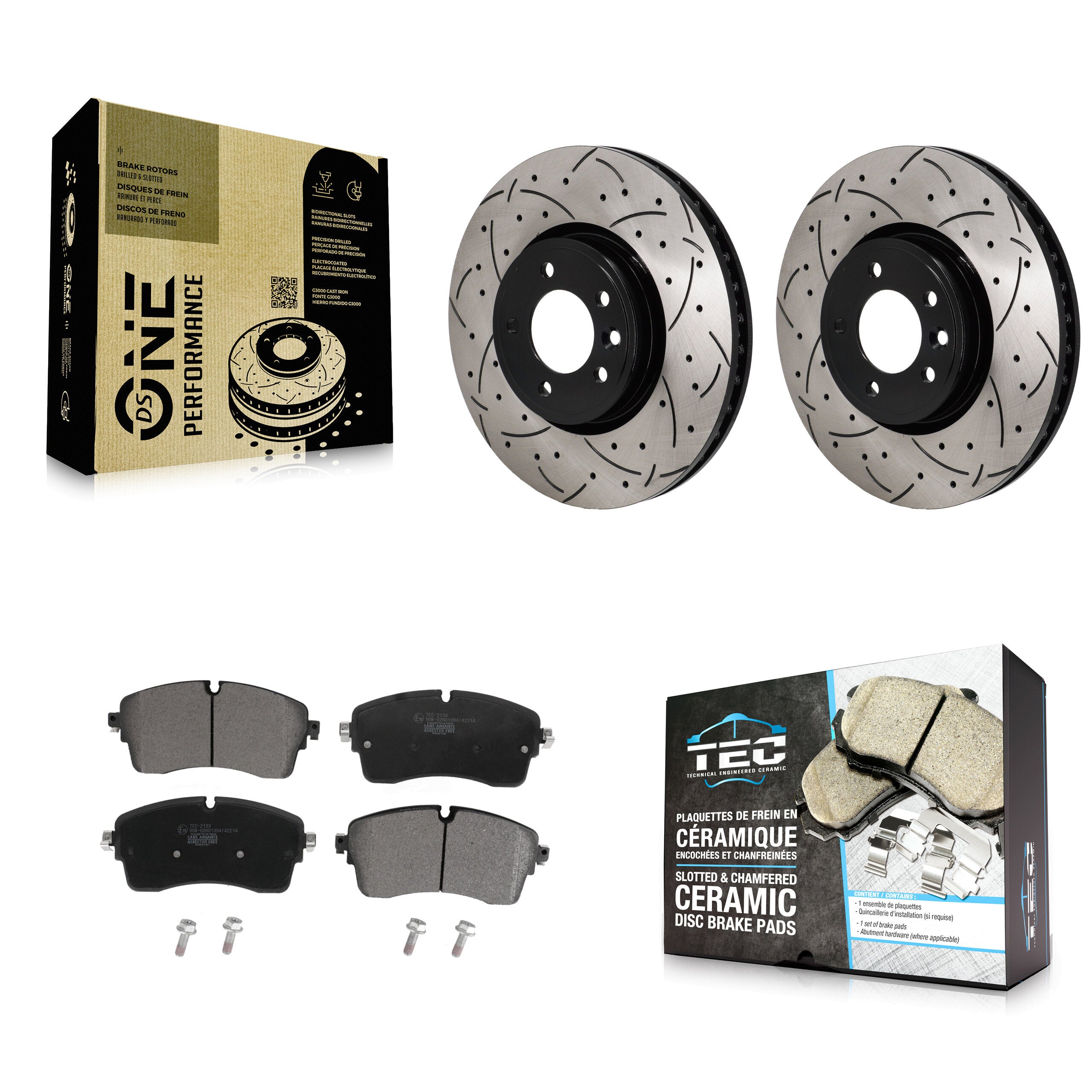 Transit Auto KDT-101315 Disc Brake Kit for 2018-2020 Land Rover Discovery, Land Rover Range Rover - Front