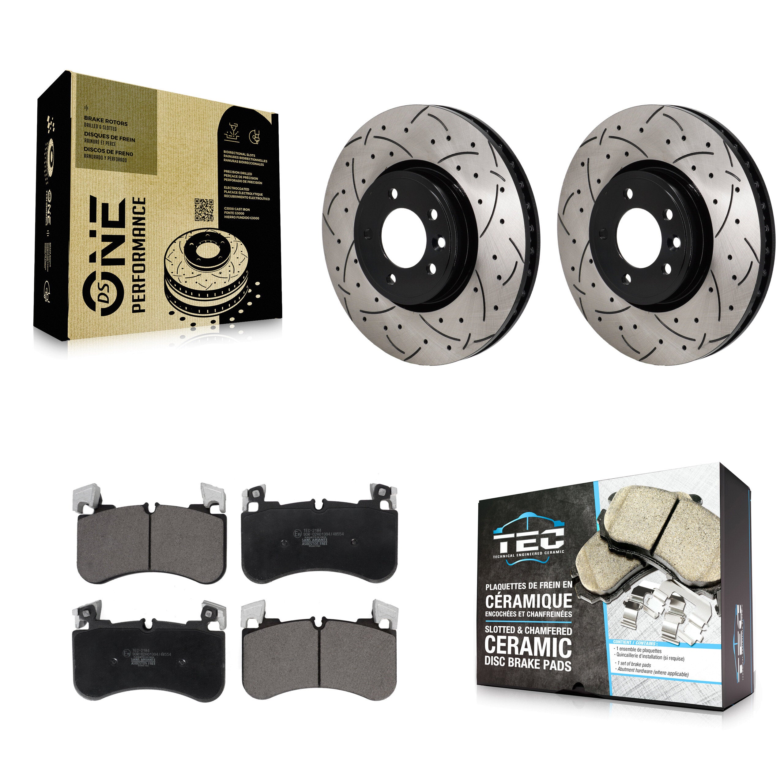 Transit Auto KDT-101316 Disc Brake Kit for 2020-2022 Land Rover Range Rover, Land Rover Range Rover Sport - Front