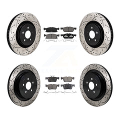Transit Auto KDT-101331 Disc Brake Kit for 2019 Ford Edge - Front and Rear