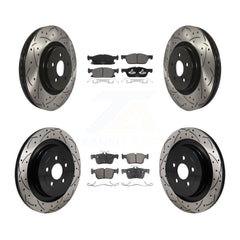 Transit Auto KDT-101332 Disc Brake Kit for 2019-2023 Lincoln Nautilus - Front and Rear