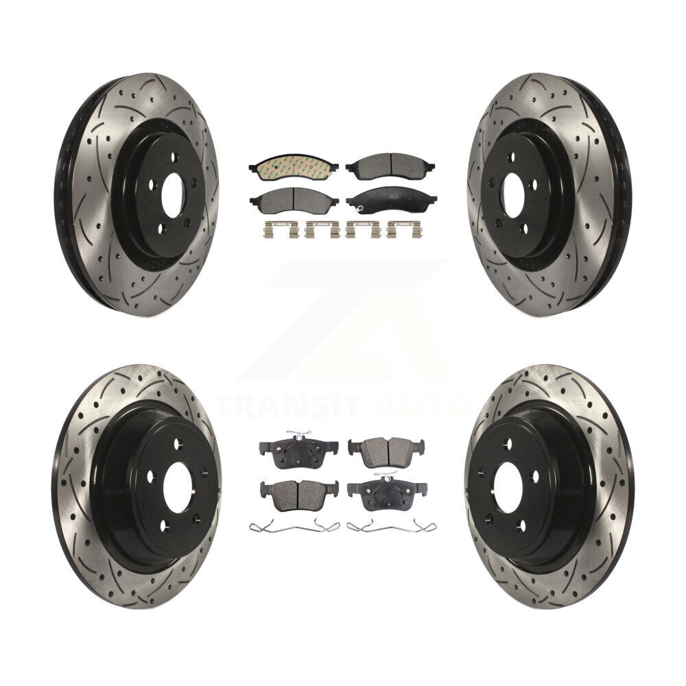 Transit Auto KDT-101334 Disc Brake Kit for 2022-2023 Lincoln Nautilus - Front and Rear