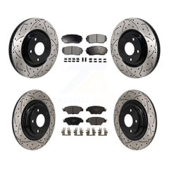 Transit Auto KDT-101337 Disc Brake Kit for 2016-2023 Mazda CX-9 - Front and Rear
