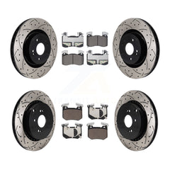 Transit Auto KDT-101341 Disc Brake Kit for 2018-2022 Genesis G70, Kia Stinger - Front and Rear