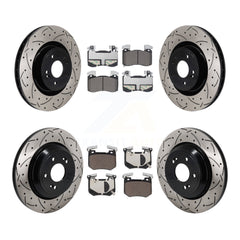 Transit Auto KDT-101342 Disc Brake Kit for 2022 Genesis G70 - Front and Rear