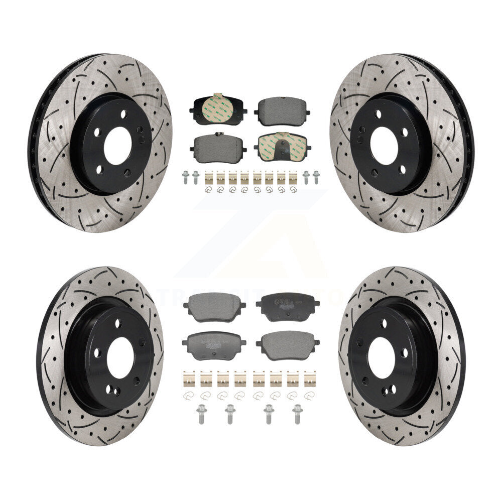 Transit Auto KDT-101343 Disc Brake Kit for 2019-2023 Mercedes-Benz CLA250, Mercedes-Benz A220 - Front and Rear