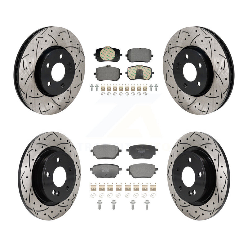 Transit Auto KDT-101343 Disc Brake Kit for 2019-2023 Mercedes-Benz CLA250, Mercedes-Benz A220 - Front and Rear