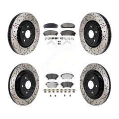 Transit Auto KDT-101347 Disc Brake Kit for 2021-2023 Lexus RZ450e, Subaru Solterra and More - Front and Rear