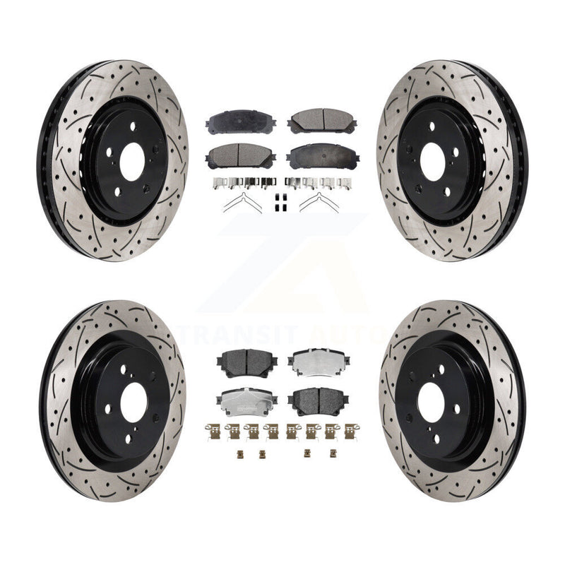 Transit Auto KDT-101347 Disc Brake Kit for 2021-2023 Lexus RZ450e, Subaru Solterra and More - Front and Rear
