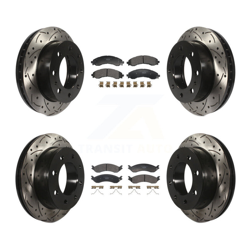 Transit Auto KDT-101350 Disc Brake Kit for 2021-2024 Chevrolet Express 2500, GMC Savana 2500 - Front and Rear