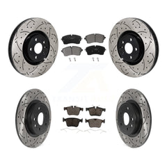 Transit Auto KDT-101352 Disc Brake Kit for 2018-2020 Jaguar E-Pace - Front and Rear
