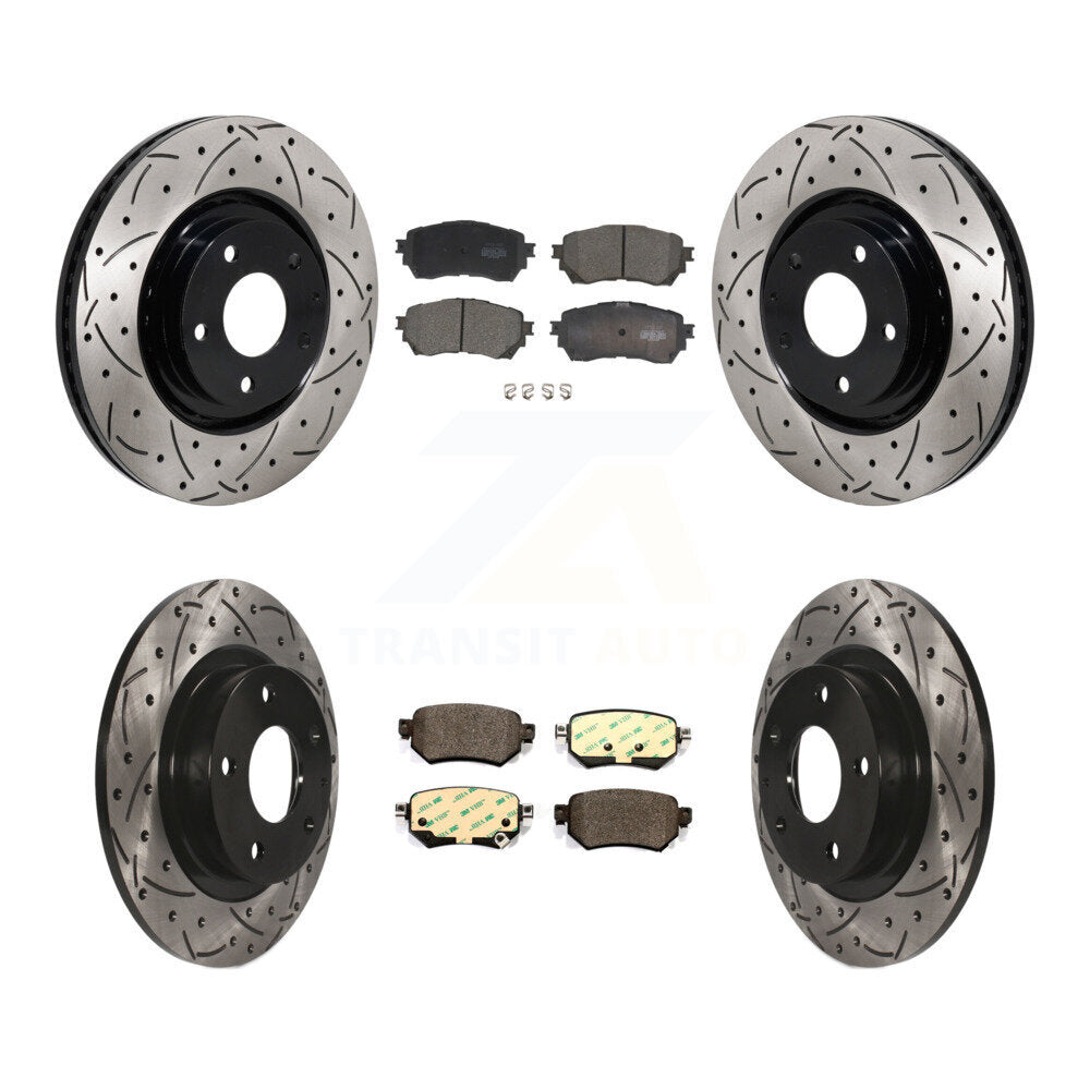 Transit Auto KDT-101354 Disc Brake Kit for 2021 Mazda 6 - Front and Rear