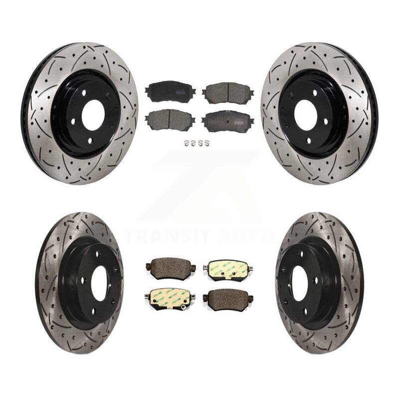 Transit Auto KDT-101354 Disc Brake Kit for 2021 Mazda 6 - Front and Rear