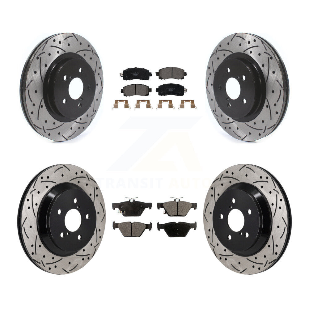 Transit Auto KDT-101358 Disc Brake Kit for 2021-2023 Subaru Crosstrek - Front and Rear