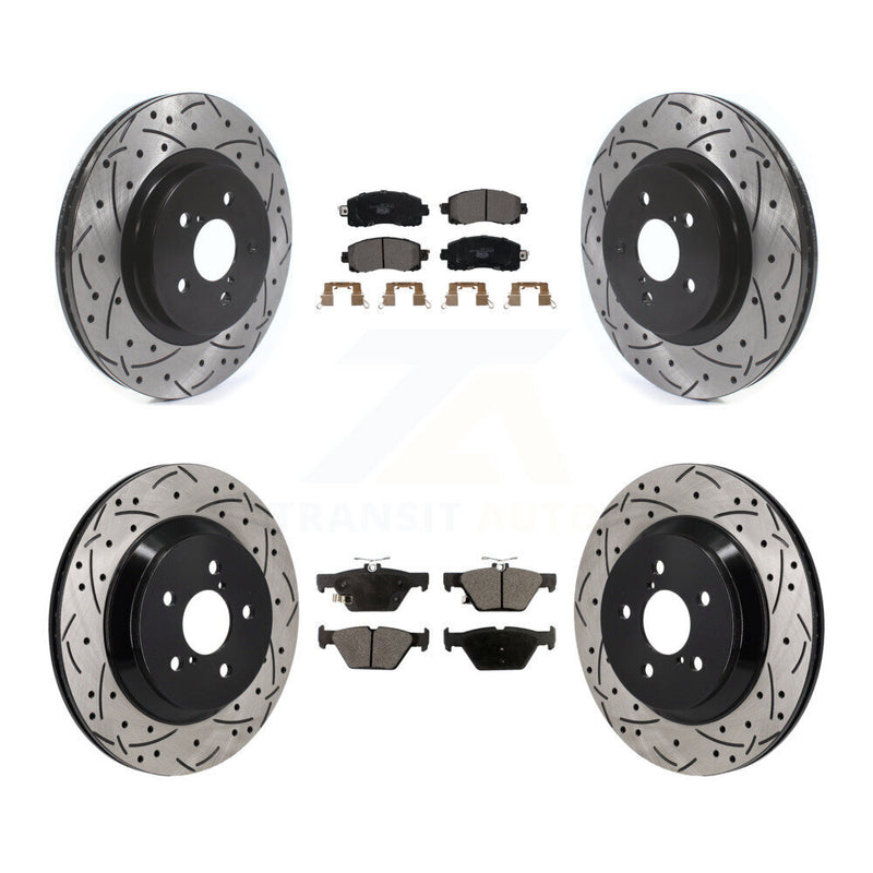 Transit Auto KDT-101358 Disc Brake Kit for 2021-2023 Subaru Crosstrek - Front and Rear