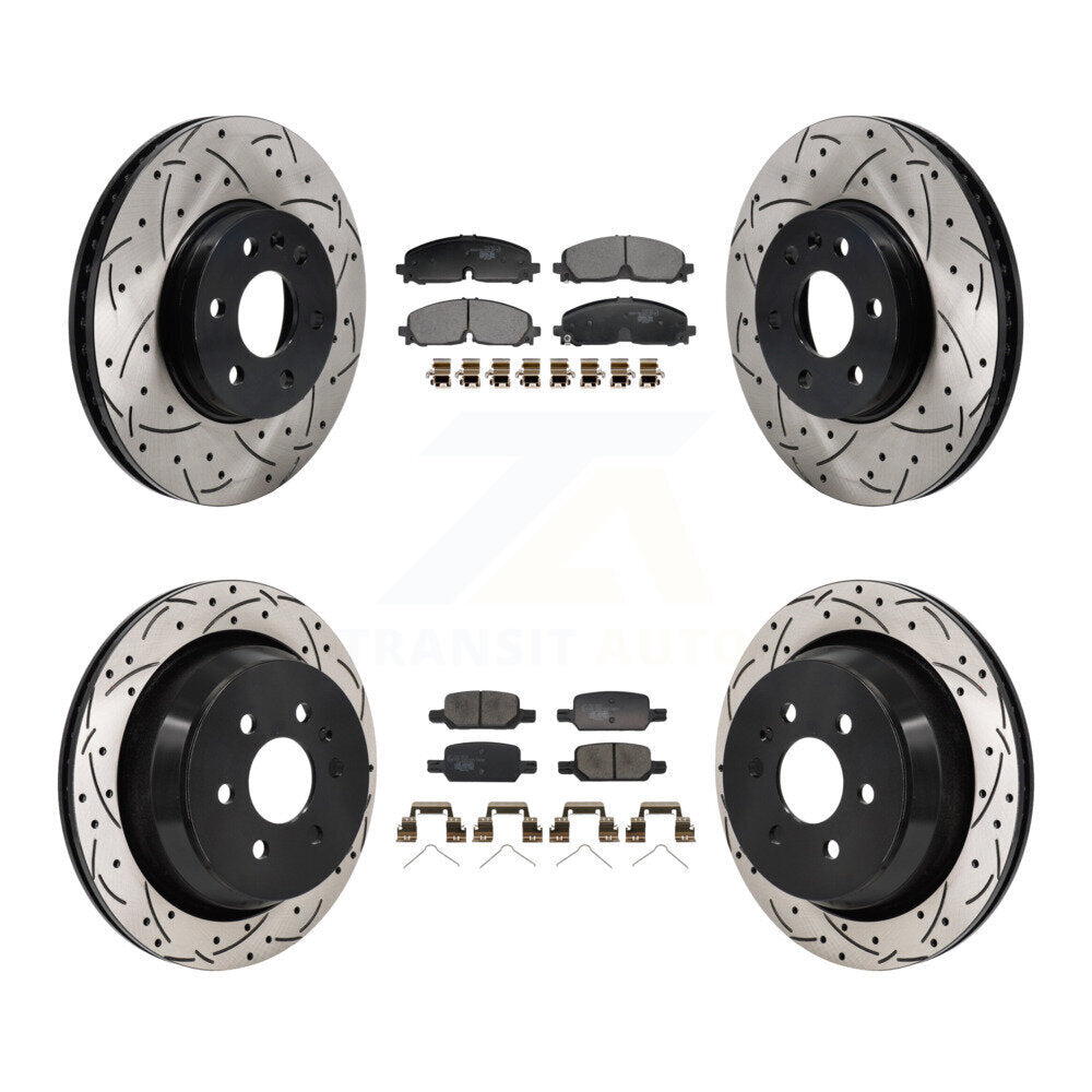 Transit Auto KDT-101362 Disc Brake Kit for 2021-2022 Chevrolet Colorado, GMC Canyon - Front and Rear