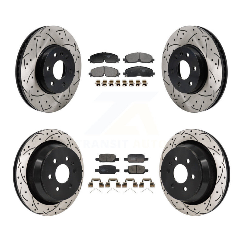 Transit Auto KDT-101362 Disc Brake Kit for 2021-2022 Chevrolet Colorado, GMC Canyon - Front and Rear