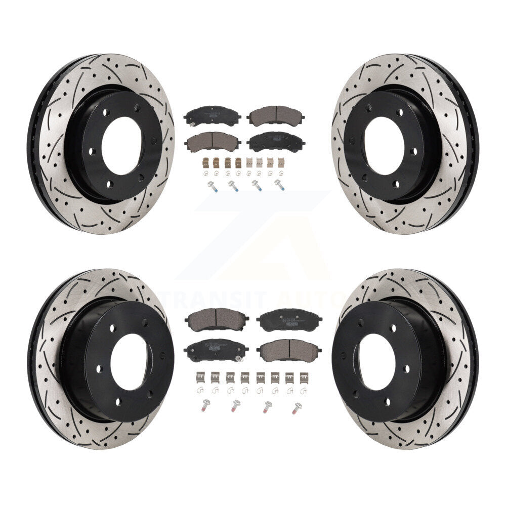 Transit Auto KDT-101363 Disc Brake Kit for 2019-2023 Ford Ranger - Front and Rear
