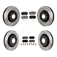 Transit Auto KDT-101368 Disc Brake Kit for 2018-2020 Land Rover Discovery, Land Rover Range Rover - Front and Rear