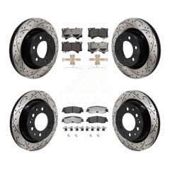Transit Auto KDT-101370 Disc Brake Kit for 2022-2024 Toyota Sequoia, Lexus LX600, Toyota Tundra - Front and Rear