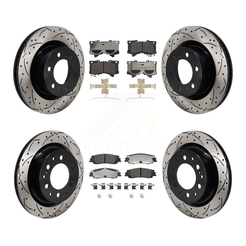 Transit Auto KDT-101370 Disc Brake Kit for 2022-2024 Toyota Sequoia, Lexus LX600, Toyota Tundra - Front and Rear