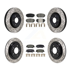 Transit Auto KDT-101371 Disc Brake Kit for 2022-2024 Kia Sportage, Hyundai Tucson - Front and Rear